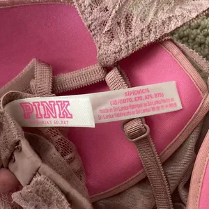 NEW Victoria’s Secret PINK Date Push-Up Lacy Notch Front Bralette Mauve 32C NWOT thumbnail 5