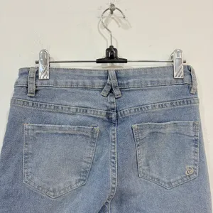 Indigo Rein Light Wash Utility Cargo Flare Jeans Juniors Size 3 thumbnail 7