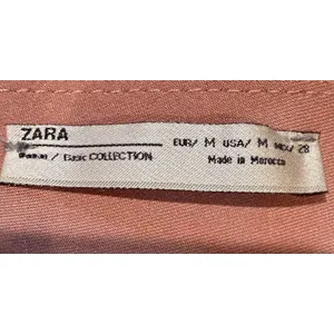 Zara Faux Suede Addison Shift Dress Pink Size Medium thumbnail 6