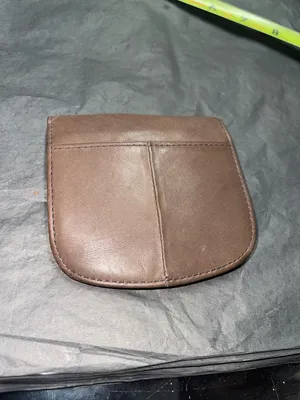 Brown Leather Snap Coin Pouch thumbnail 3