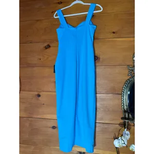 NWT Lulus Always Beautiful Teal Blue Sleeveless Tulip Midi Dress Gala Banquet M thumbnail 6