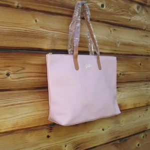 Joy Mangano Pink Leather Tote Bag Pink thumbnail 2