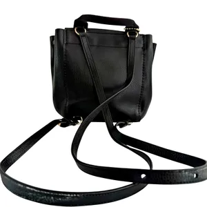 COACH Black Pebbled Leather Derby Backpack F1821 F59819 Daypack thumbnail 5