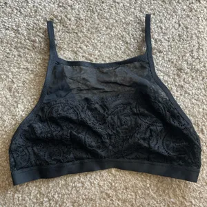 Aerie Black Lace Bralette thumbnail 4