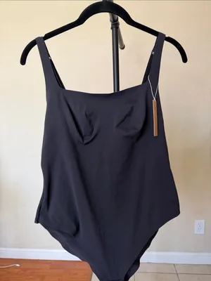 Skims NAKED SCOOP BRIEF BODYSUIT Color: Onyx NWT size XL thumbnail 2
