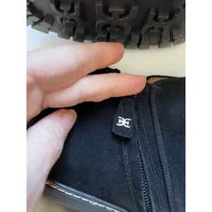 Sam Edelman Pryce Rain Repellent Suede Bootie Boot Black Size 8.5 NEW thumbnail 10
