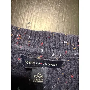 Tommy Hilfiger Womens XL Navy‎ Blue Confetti Cable Knit Pullover Sweater thumbnail 4