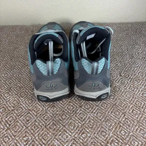 Oboz Luna Low Hiking Shoes Boots Women’s Sz 9 Blue Gray Outdoor Camping Fishing thumbnail 5