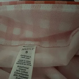 NWT TeezHer Orange Gingham Capri Slim Pants thumbnail 6