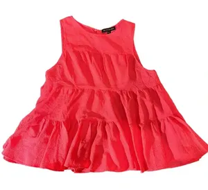 Banana‎ Republic Sleeveless Textured Tiered Blouse Size Small thumbnail 1