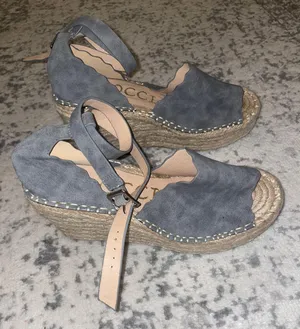 Gucci Grey Espadrille Wedges thumbnail 3