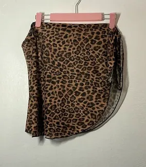 Wild fable leopard sheer sarong size XXS/XS thumbnail 1
