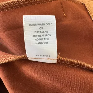 Have Tan Faux Leather Full Zip Lightweight Jacket Size M thumbnail 9