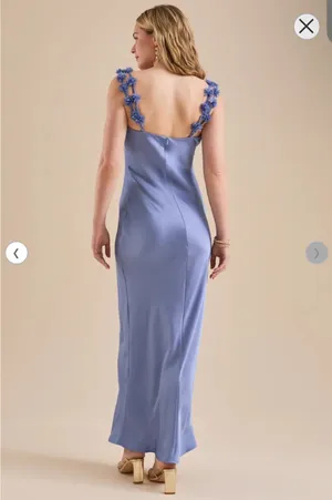 altard state scarlett satin maxi dress light blue thumbnail 4