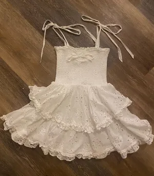 Altar'd State White Dress Lace thumbnail 1