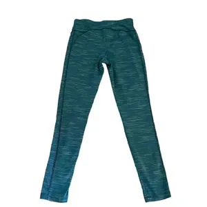Jockey Women’s Spandex Green Heather Capri Leggings Running Pants SZ M #1153 thumbnail 5