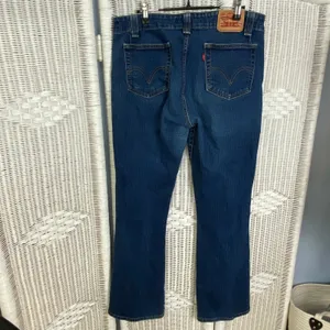 Levi's 525‎ Bootcut Jeans Women's 12M Medium Wash Stretch Denim thumbnail 7