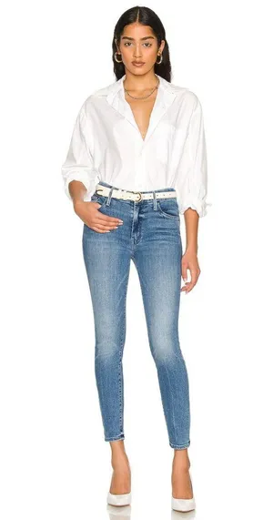 MOTHER The Looker Ankle Jeans in Wash We The Animals Size US 27 thumbnail 13