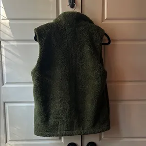 The Impeccable Pig Olive Fleece Vest thumbnail 4
