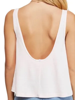 Free People White Carly O-Ring tank top thumbnail 9