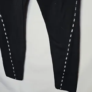 PINK Victoria's Secret Yoga Pull On Rhinestone Workout Leggings Sz LARGE thumbnail 3