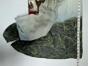 Edward Roth - New York - Hand Paint Silk Scarf - 80"x25". NEW‎ in Bag. thumbnail 8
