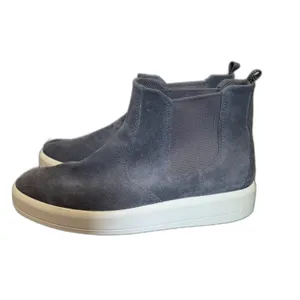 Ecco Soft 9 II Chelsea Boot Grey‎ Suede Ankle Minimalist Scandi Neutral Size 9 thumbnail 3
