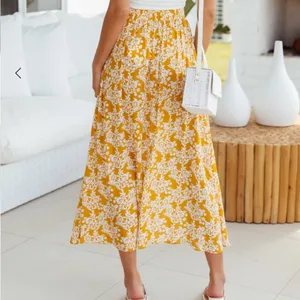Hello Molly Signature Signed Copy midi Skirt Mustard thumbnail 3