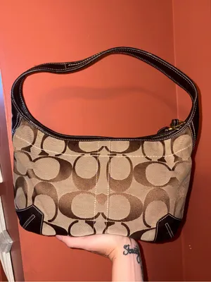 Vintage Coach Ergo Signature Jacquard Hobo shoulder bag thumbnail 5