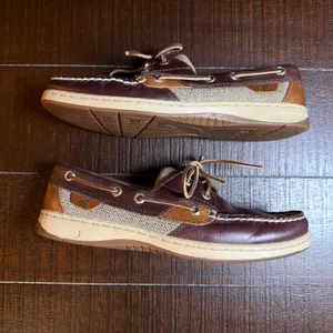 Sperry Top-Sider Womens Brown Leather Boat Shoes Preppy Nautical Size 6.5M thumbnail 6