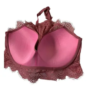 Victorias Secret Pink Women Size Small Bralette Push Up Bra Rose Pink 10A-744P thumbnail 6