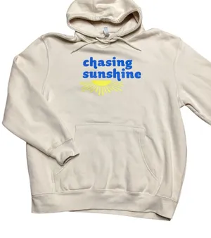 Lane Seven Custom hoodie “Chasing Sunshine” Sandstone Size XL thumbnail 1