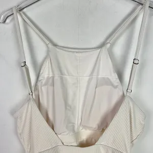 NWT Andie Swim The Asbury Rib One Piece Swimsuit Coconut Size Medium M $115 NEW thumbnail 10