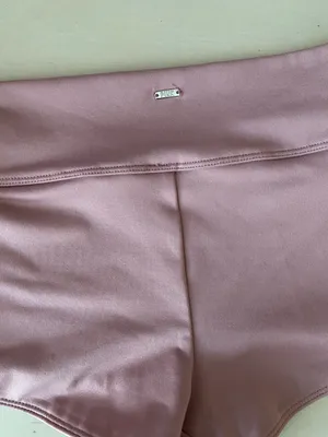 Victoria’s secret PINK mauve baby pink ruched boy short bikini bottoms thumbnail 6