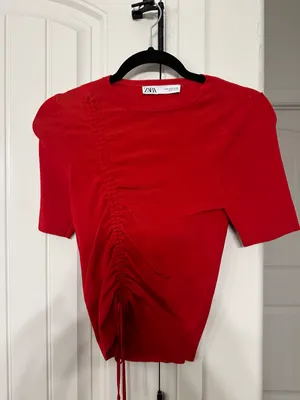 Zara Red Top thumbnail 1