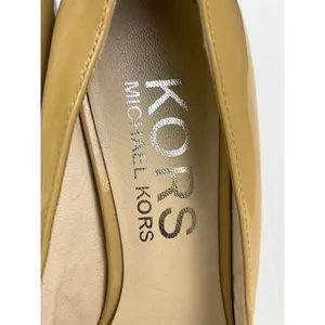 Michael Kors Women's Beige Leather Shoes/Heels Sz 6.5M SKU 4521 thumbnail 6
