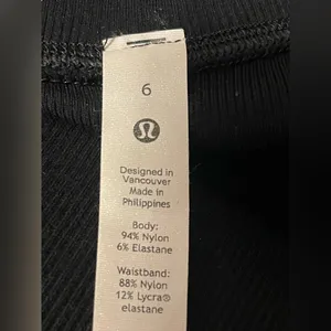 Lululemon Dance Studio Mid-Rise Cropped Black Pants Athleisure Adjustable Sporty thumbnail 14