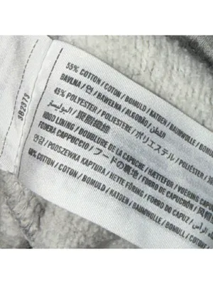 Hollister Gray Marled Pullover Hoodie Medium thumbnail 7