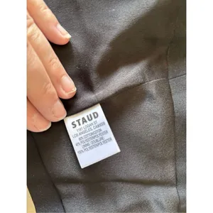 STAUD Nyla Black Strapless Top Size 2 NWT thumbnail 3
