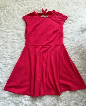 GAP pink dress with back cutoff thumbnail 1