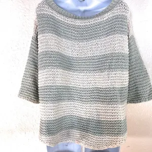 Free People Park Slope Stripe Off Shoulder Sweater thumbnail 5