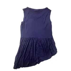 Kaari Blue Women's Small Blue Sleeveless Asymmetrical Hem Tank‎ Top thumbnail 4