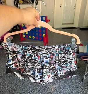 Lululemon Hotty Hot Shorts featuring a "Culture Clash Multi Black 12 thumbnail 1