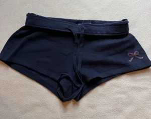 Hollister Cotton Shorts Navy XS thumbnail 1