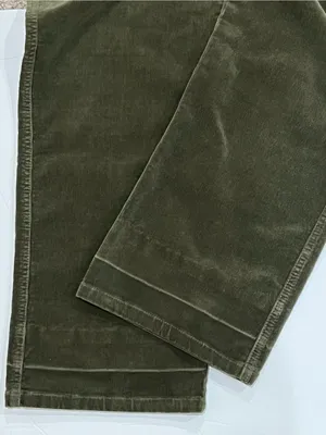Woolrich Light Olive Green High Rise Corduroy Pants Size 14 thumbnail 7