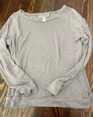 Victoria Secret PJ Top with Pink Bow thumbnail 1