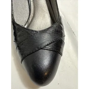 Life Stride Comfort Wedge Shoes Women's 7.5 M Black Dress Shoe Pump thumbnail 2