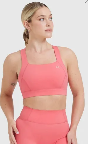 Oner Active Tímeles Square Neck Bralette Amplify Pink thumbnail 1
