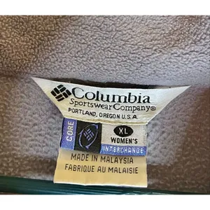Columbia Woman's Zip Up Challenge Series Fleece Jacket Size X-Large XL Gray thumbnail 5