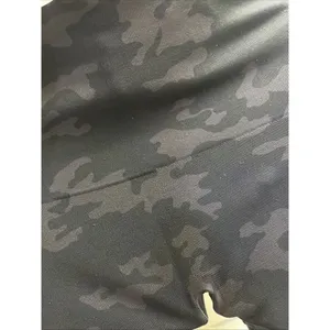 SPANX Women’s Black Camo High Rise Textured Pull-on Nylon Biker Shorts- Large thumbnail 6